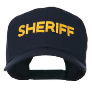 Sheriff Letter Embroidered High Profile Cap