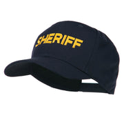 Sheriff Letter Embroidered High Profile Cap