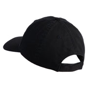 Tomato Vine Embroidered Low Profile Dyed Cotton Twill Cap - Black OSFM