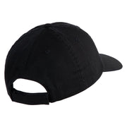 Tomato Vine Embroidered Low Profile Dyed Cotton Twill Cap - Black OSFM