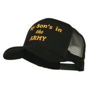 My Son is in the Army Embroidered Mesh Cap