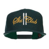 Ski Club Embroidered Snapback Cap