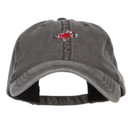 Mini Classic Car Embroidered Washed Cap