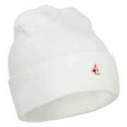 Mini Sailboat Embroidered Long Beanie