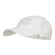 Silver Line USA Flag Embroidered Washed Cap