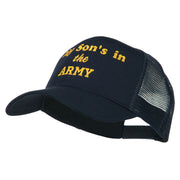 My Son is in the Army Embroidered Mesh Cap