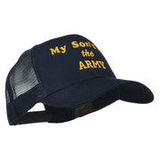 My Son is in the Army Embroidered Mesh Cap