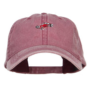 Mini Classic Car Embroidered Washed Cap