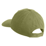 Tomato Vine Embroidered Low Profile Dyed Cotton Twill Cap - Cactus OSFM