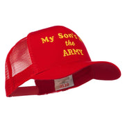 My Son is in the Army Embroidered Mesh Cap