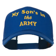 My Son is in the Army Embroidered Mesh Cap