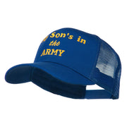 My Son is in the Army Embroidered Mesh Cap