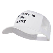 My Son is in the Army Embroidered Mesh Cap