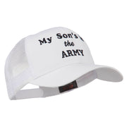 My Son is in the Army Embroidered Mesh Cap