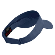 Sailboat Patched Cotton Twill Sun Visor - Navy OSFM