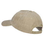 Siamese Cat Embroidered Washed Cotton Twill Cap