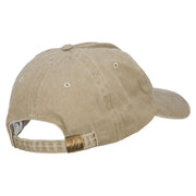 Siamese Cat Embroidered Washed Cotton Twill Cap