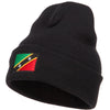 Saint Kitts and Nevis Flag Embroidered Long Beanie