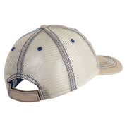 U.S. Army 24th Infantry Division Embroidered Low Profile Special Cotton Mesh Cap - Khaki OSFM