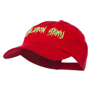 Halloween Skeleton Army Embroidered Low Profile Washed Cap