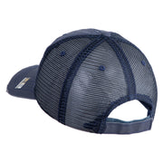U.S. Army 24th Infantry Division Embroidered Low Profile Special Cotton Mesh Cap - Navy OSFM