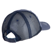 U.S. Army 24th Infantry Division Embroidered Low Profile Special Cotton Mesh Cap - Navy OSFM