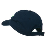 Halloween Skeleton Army Embroidered Low Profile Washed Cap