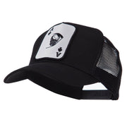 Skull and Choppers Embroidered Military Patched Mesh Cap