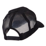 Skull and Choppers Embroidered Military Patched Mesh Cap