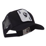 Skull and Choppers Embroidered Military Patched Mesh Cap