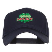 St Patrick Lucky Patched Cotton Twill Cap