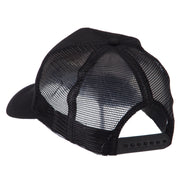 Skull and Choppers Embroidered Military Patched Mesh Cap