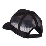 Skull and Choppers Embroidered Military Patched Mesh Cap