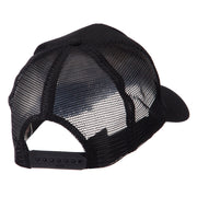 Skull and Choppers Embroidered Military Patched Mesh Cap