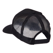 Skull and Choppers Embroidered Military Patched Mesh Cap