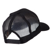 Skull and Choppers Embroidered Military Patched Mesh Cap