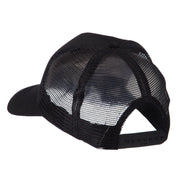 Skull and Choppers Embroidered Military Patched Mesh Cap