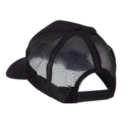 Skull and Choppers Embroidered Military Patched Mesh Cap