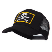 Skull and Choppers Embroidered Military Patched Mesh Cap