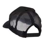 Skull and Choppers Embroidered Military Patched Mesh Cap