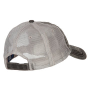 Skull Spade Heat Transfer Designed Low Profile Cotton Mesh Cap