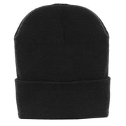 12 Inch Solid Long Beanie Made in USA