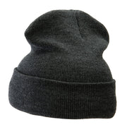 12 Inch Solid Long Beanie Made in USA