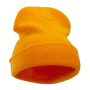 12 Inch Solid Long Beanie Made in USA