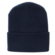 12 Inch Solid Long Beanie Made in USA