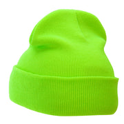 12 Inch Solid Long Beanie Made in USA