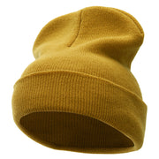 12 Inch Solid Long Beanie Made in USA