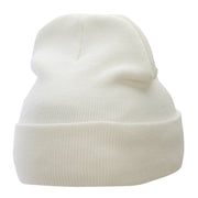 12 Inch Solid Long Beanie Made in USA