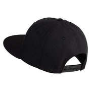 Wildflower Bouquet Embroidered 6 Panel High Profile Structured Snapback - Black OSFM
