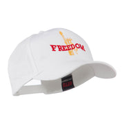 Statue of Liberty Freedom Embroidered Cap